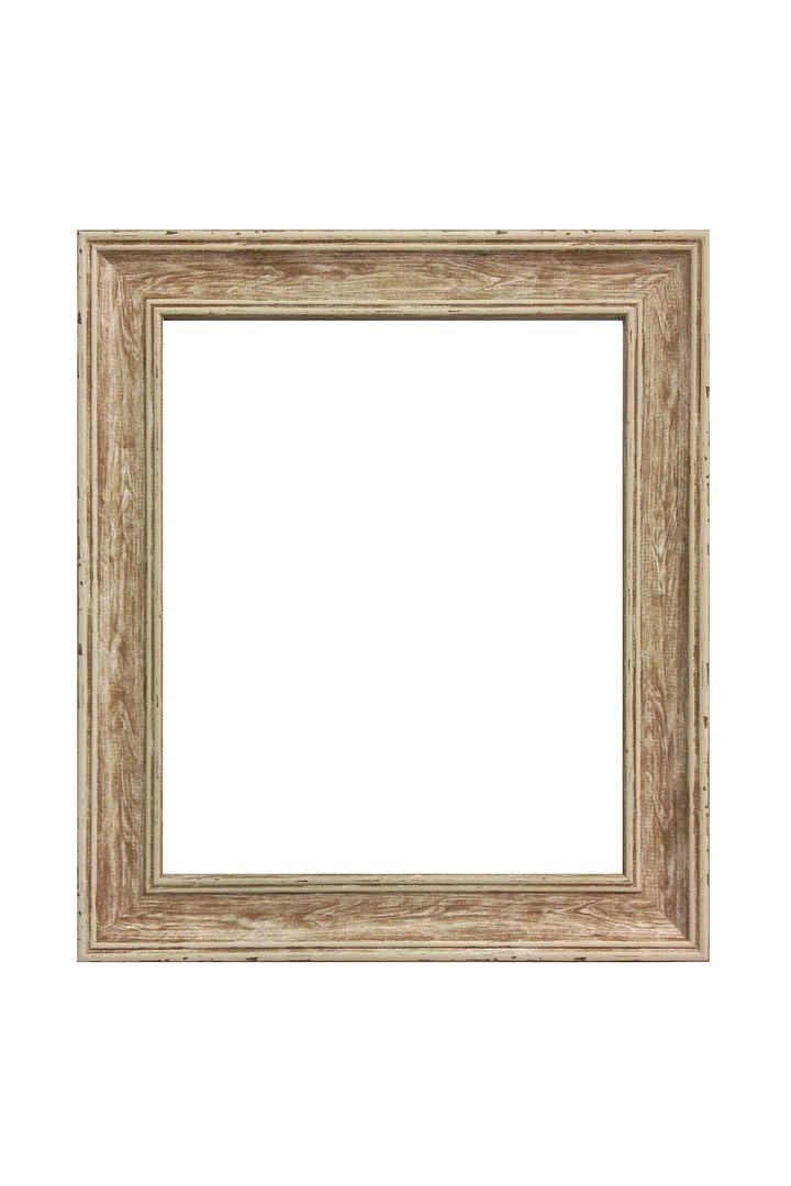 Frames By Post Distressed Wood Scandi Vintage Picture Photo Frame A2 (Plastic Glass)
