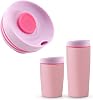 Replacement Slider Lid for Owala SmoothSip 20oz & 12oz, Top Cover Compatible with Owala Coffee Tumbler, Coffee Travel Mugs Leakproof Accessories, BPA-Free Light Pink