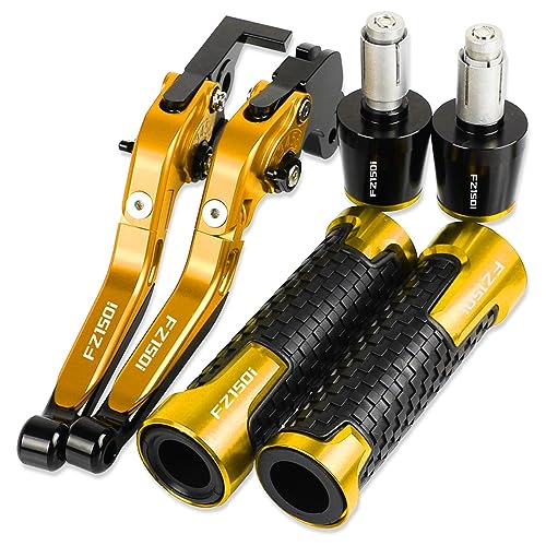 Leviers embrayage frein moto Yamaha FZ150I antichoc avec poignées de guidon