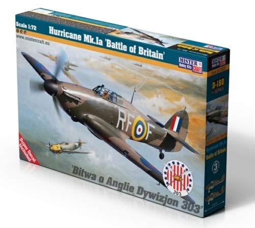 Mistercraft MCD180 Hurricane MK.1a Batalla de Gran Bretaña, 1:72, Multi