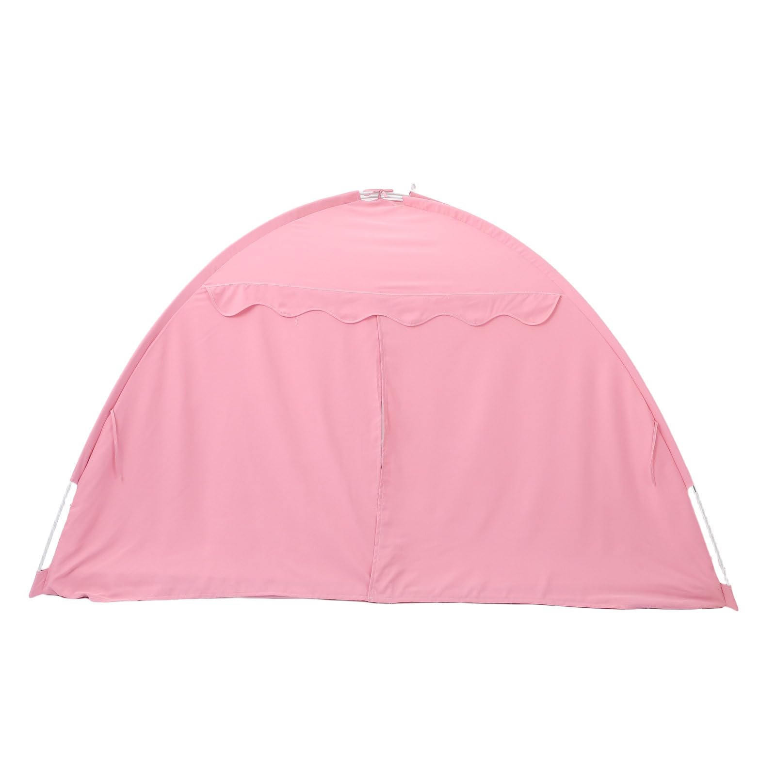 DECHOUS Carpa para Cama Infantil Individual Rosa, Material Plástico y Algodón, Diseño Acogedor Que Minimiza Caídas, Adecuado para Habitación Interior y Cuentos Antes de Dormir