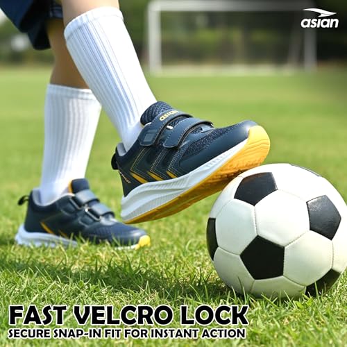 Image of ASIAN Adventure-04 D Velcro Shoes for Kids | Lightweight Sports Shoes for Boys & Girls with Easy Velcro Closure | Breathable Shoes with Strong Grip for Play, School