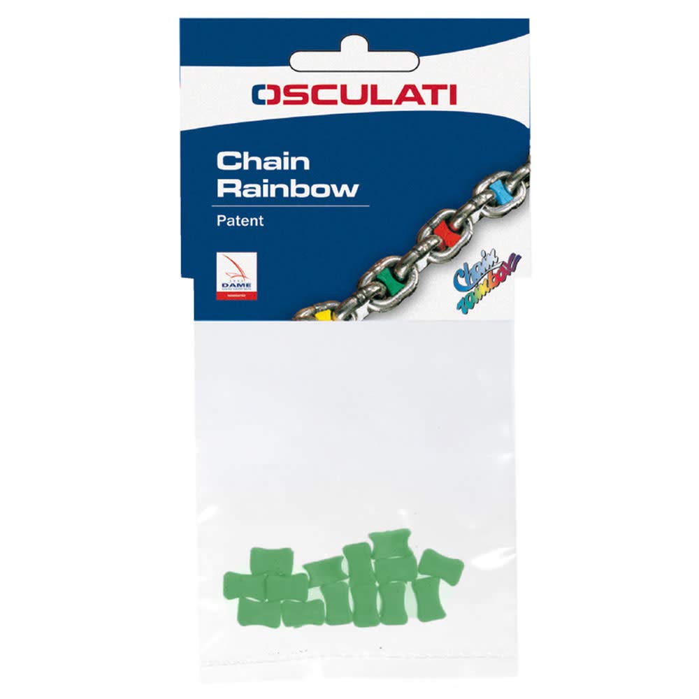Osculati 01.500.08VE Dispositivo Segna Catena Chain Rainbow, Verde