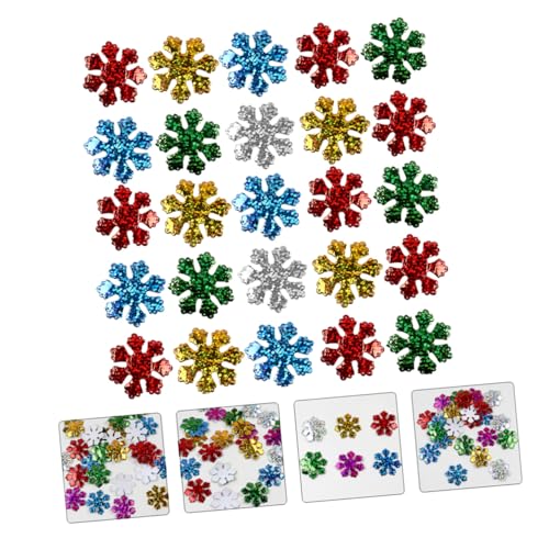 DIYEAH 200 Unidades flocos neve natal despedida solteiro festao natal enfeites natal floco neve reme