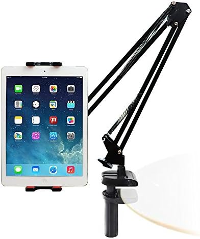 IIMII iPad Holder, Tablet Stand, 360-Degree Swivel, Adjustable Long Arm, Bed, Desk, Kitchen, Office Holder Mount, Compatible with iPad, iPhone, Kindle Fire, Nintendo Switch and More