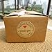 1.5 Inch Handmade with Love Stickers,500Pcs Thank You with Love Heart Sticker Baked Stickers Paper Lables Tags for Baking Packaging,Homemade Gift,Envelope Seals,Party Gift Wrap Bag (Brown01)