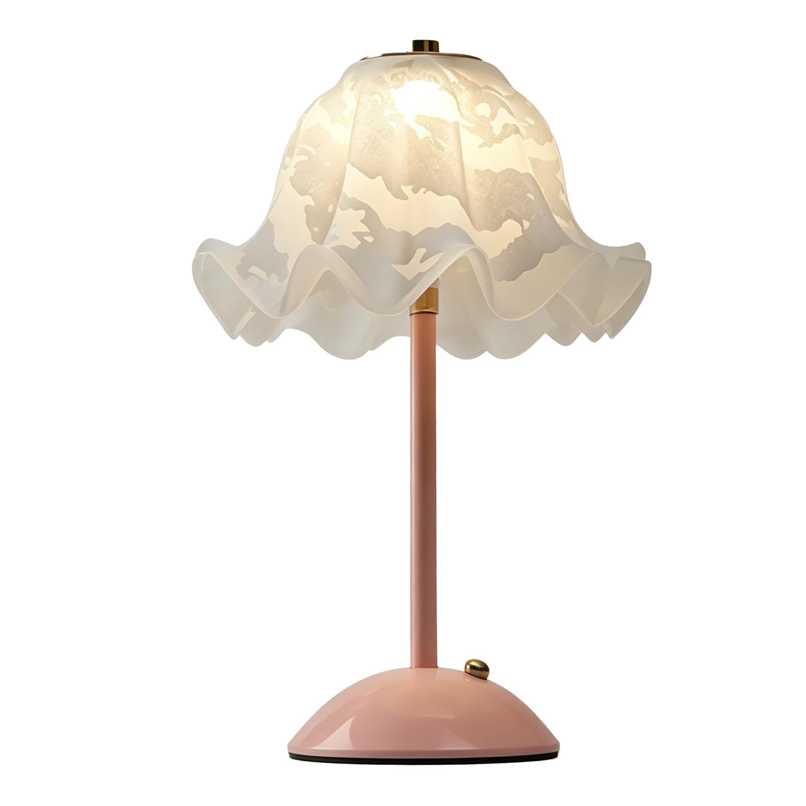 Lampada da Tavolo a Fiori Ricaricabile Senza Fili Lampada da Comodino