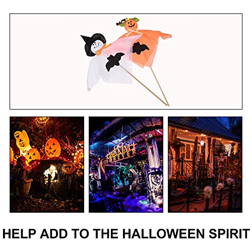 WINOMO 2 Stuks Halloween Diy Boeket Decor Bloem Mand Topper Pompoen Grimas Home Decor - Afbeelding 5