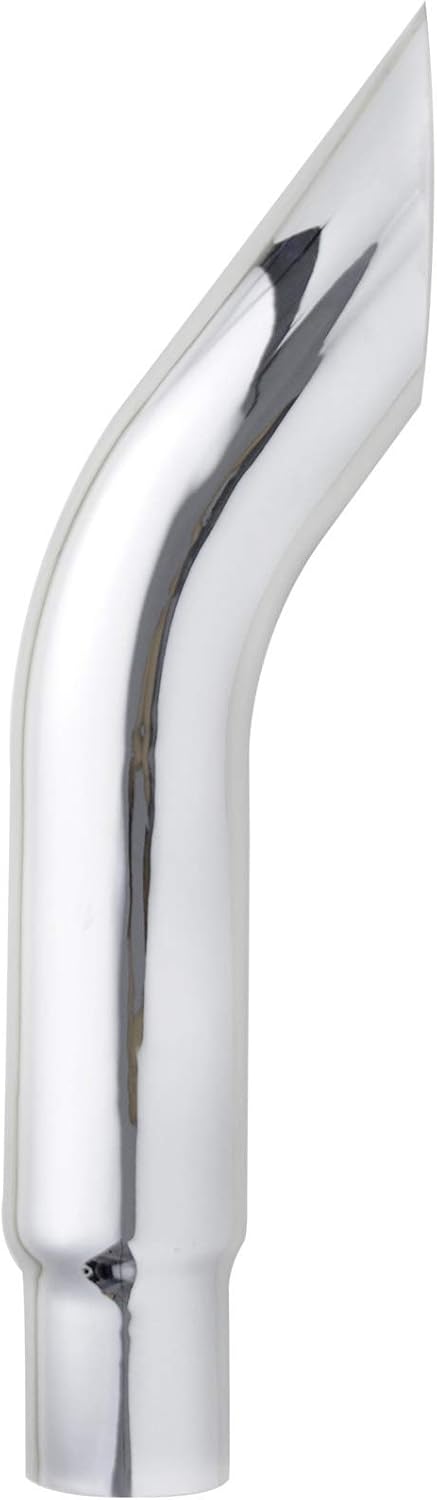 Chrome Stack 6Inch (reduce to 5inch OD), 36inch Length Bull Horn