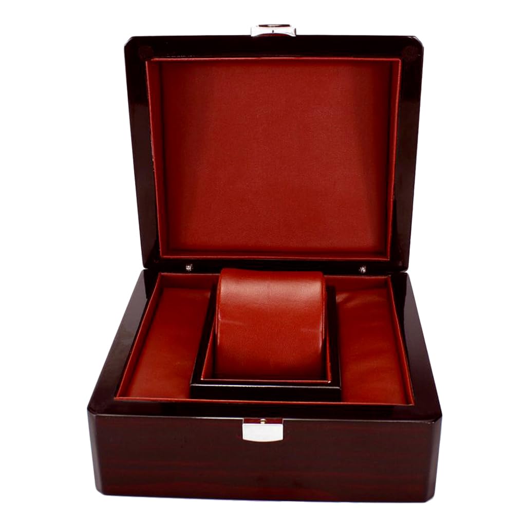 Organizador de relojes de Para madera exclusivo, caja de almacenamiento para joyas, embalaje de regalo o soporte de almacenamiento para viajes, vitrina de Para madera.