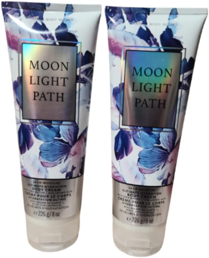 Bath and Body Works Moonlight Path Ultra Shea Body Cream Pack of 2