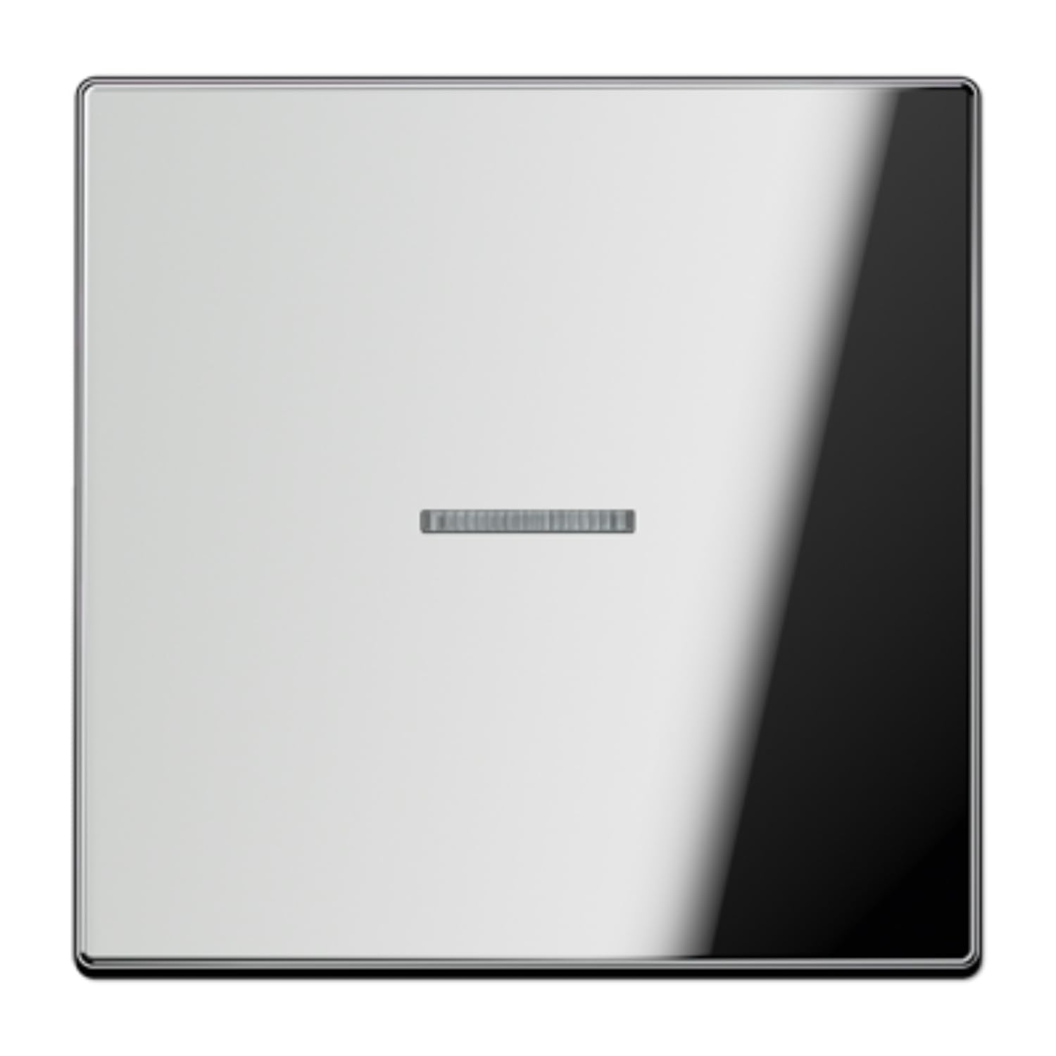 Poussoir simple avec viseur LS chrome JUNG GCR101KO5 d'exception