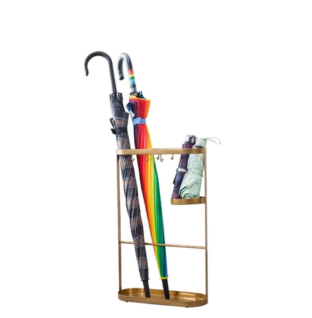Support de parapluie autoportant avec bac d'égouttage pour entrée