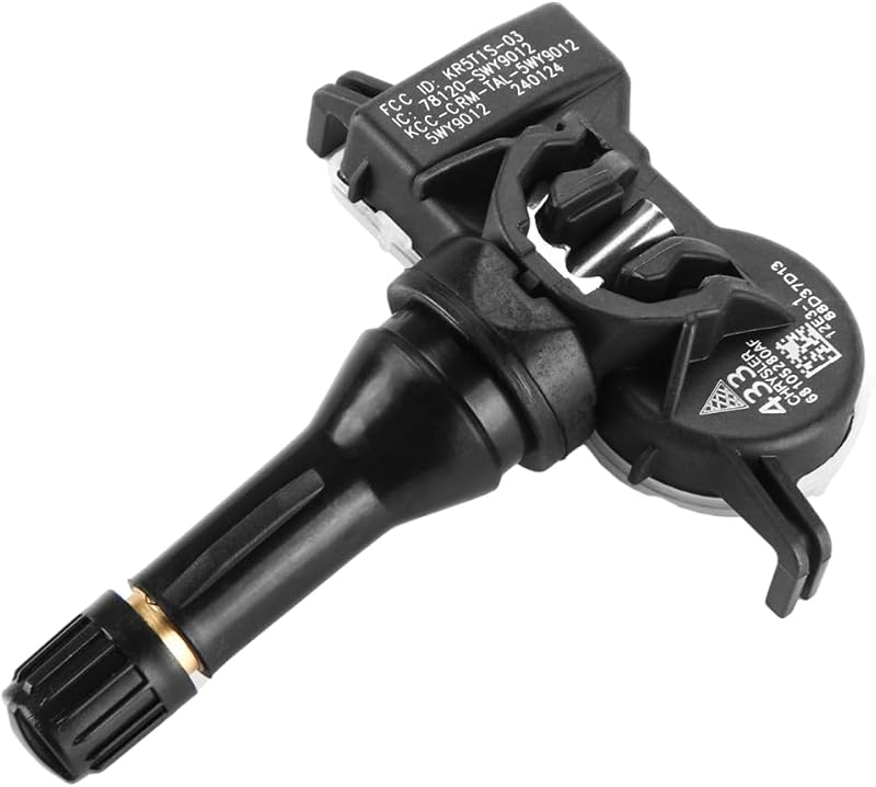 433MHz TPMS Sensor for Dodge Jeep Chrysler 68105280AF | Fits Dodge Dart 2013-2016, Durango 2016-2018; Chrysler 200 2015-2017, Pacifica 2017-2019; Jeep Renegade and Grand Cherokee