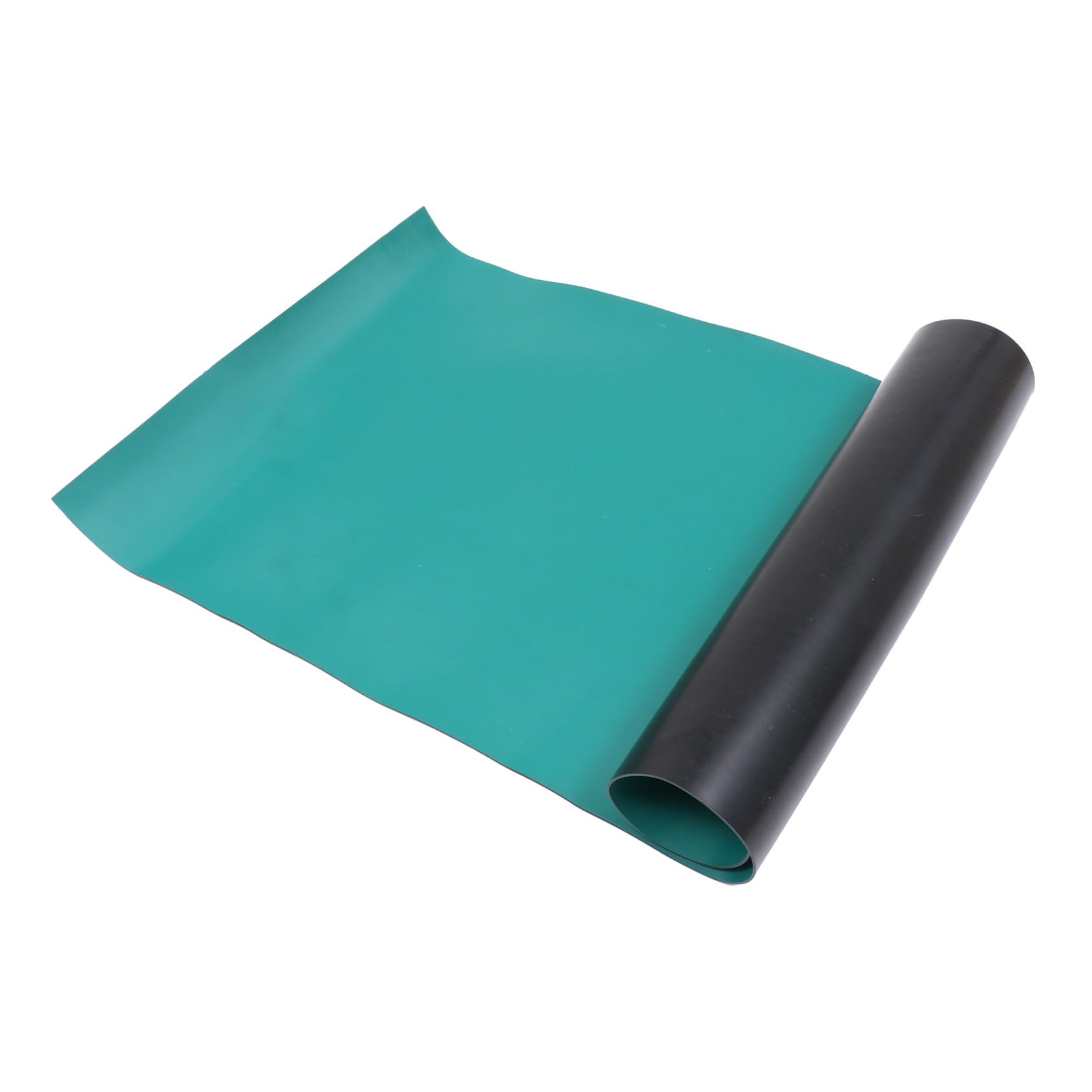 Antistatische Labormatte aus Gummi 1 Stück 1x0, 5 M Grün