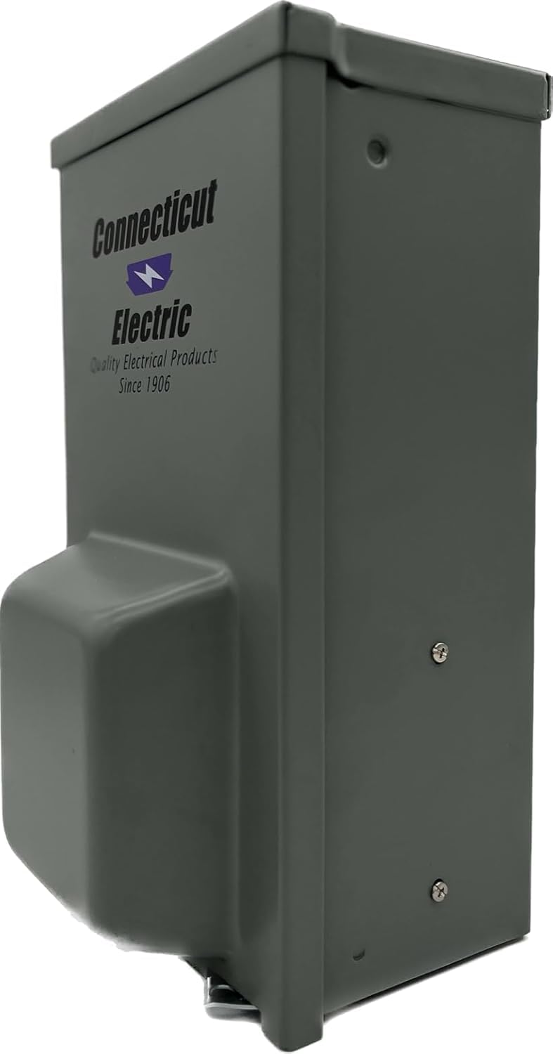 Connecticut Electric - CESMPSC41GRHR - Toma de corriente exterior, 120 V, 30 A