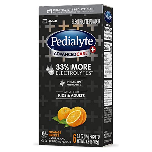 Pedialyte AdvancedCare Plus Electrolyte Powder Orange Breeze 6 packets — view 13