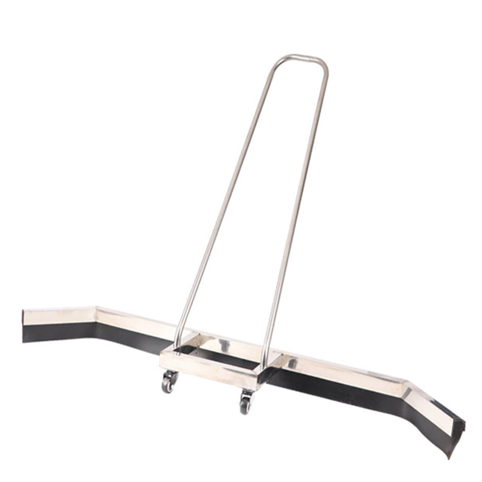 water remover， Heavy Duty Sport Tennis Court Squeegee with Handle and Wheels, Stainless Steel Dryer Broom Sweeper