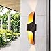 VXKAJESAE Wall sconces Creative Led Gold Minimalist Style Double Head Waterproof ，Post-Modern Wall Decoration Lighting Tools for Indoor and Outdoor Use Exterior Light Fixture