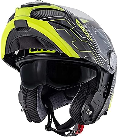 CASCO MODULARE X.23 SYDNEY PROTECT NERO GIALLO FLUO GIVI 61/XL : Auto e Moto