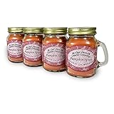 Our Own Candle Company Pumpkin Spice Scented Mini Mason Jar Candle, 3.5 Ounce (4 Pack)