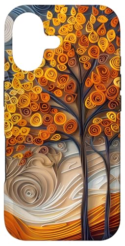 Autumn Trees Colorful Leaves Fall Landscape Colors Painting Case for