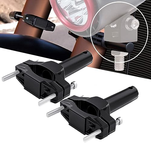 Soporte de lámpara para parachoques de moto con abrazadera regulable