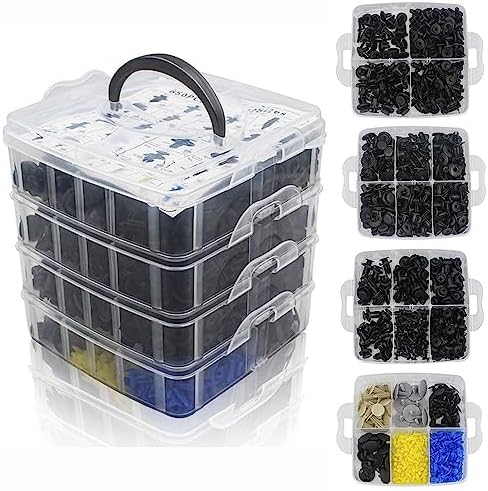 Befestigung Clips Kit Auto 650Tlg Auto KFZ Spreiznieten Sortiment Kit Autotür Innen Befestigung Bmw E39