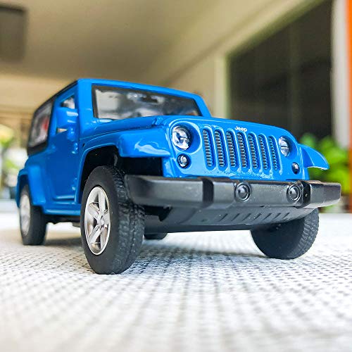 Bdtctk 1/42 Scale Suv Wrangler Car Model Toy Zinc Alloy Die-Cast Pull Back Vehicles Kid Toys For 4 5 6 Year Old Boy Girl Gift(Blue) #TOP5