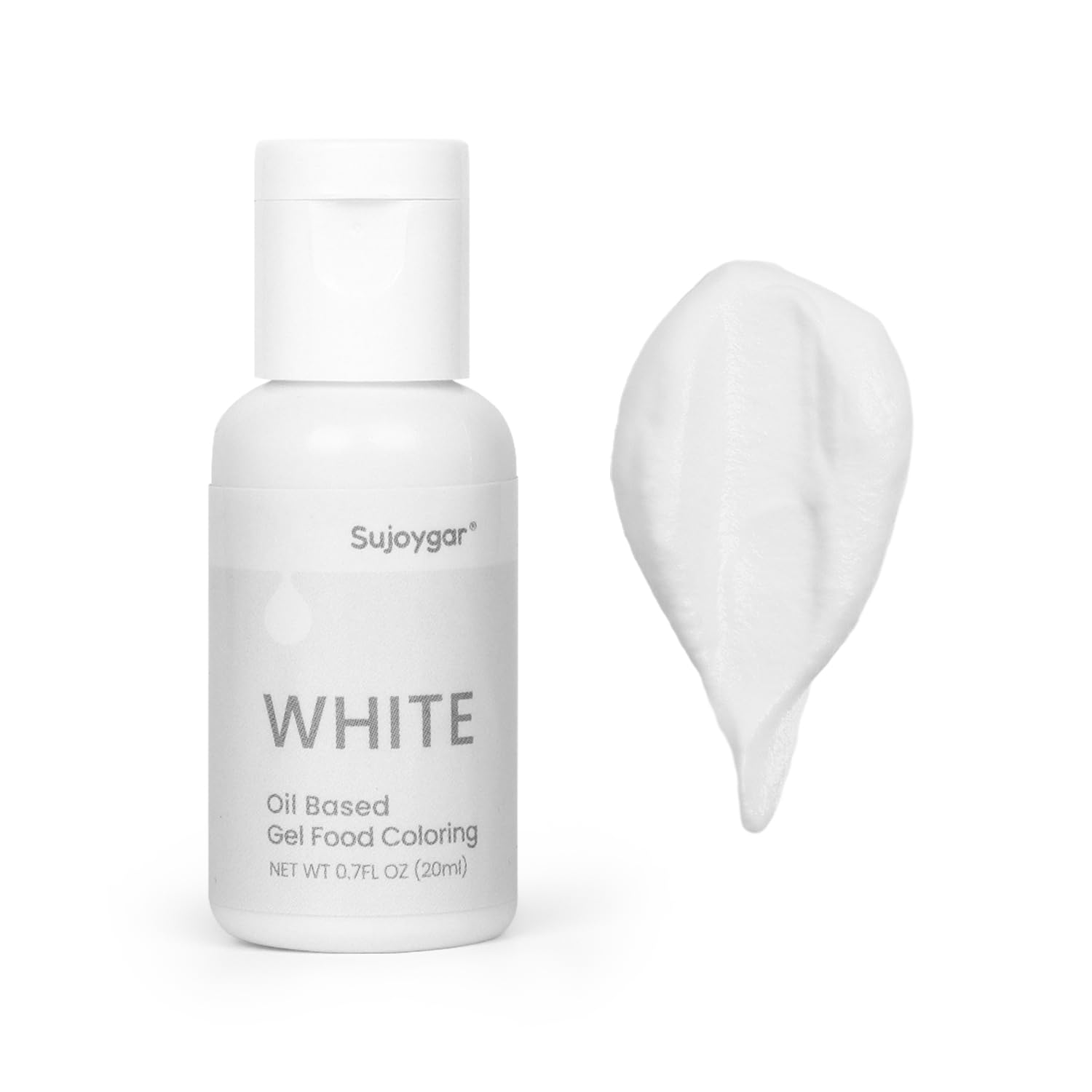 Oil Based Food Coloring For Chocolate, White, Food Grade 20ml, Edible Oil Food Dye For Baking, Cupcake & Fondant, Icing