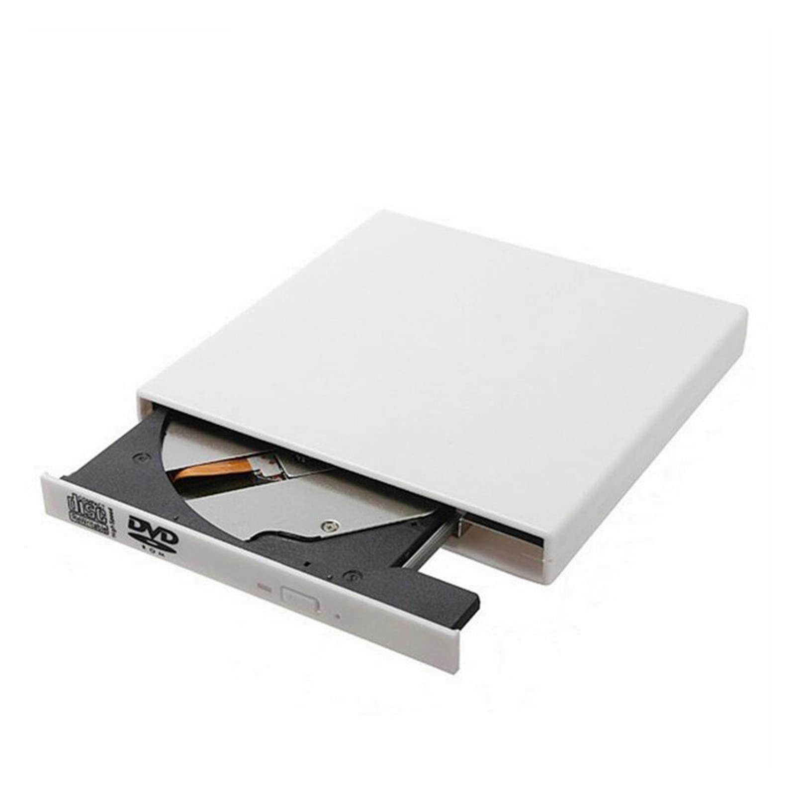 Zewnętrzny dysk optyczny DVD ROM CD RW USB 2.0 CD/DVD Odtwarzacz Combo Reader Napisz Portatil SYSTEM OPERACYJNY MAC Przenośny(Silver)