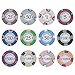 Gamers Lounge Milano 10-gram Casino Clay Poker Chips (100-pack) - Real Clay, Vintage Casino Look ($100 Black)