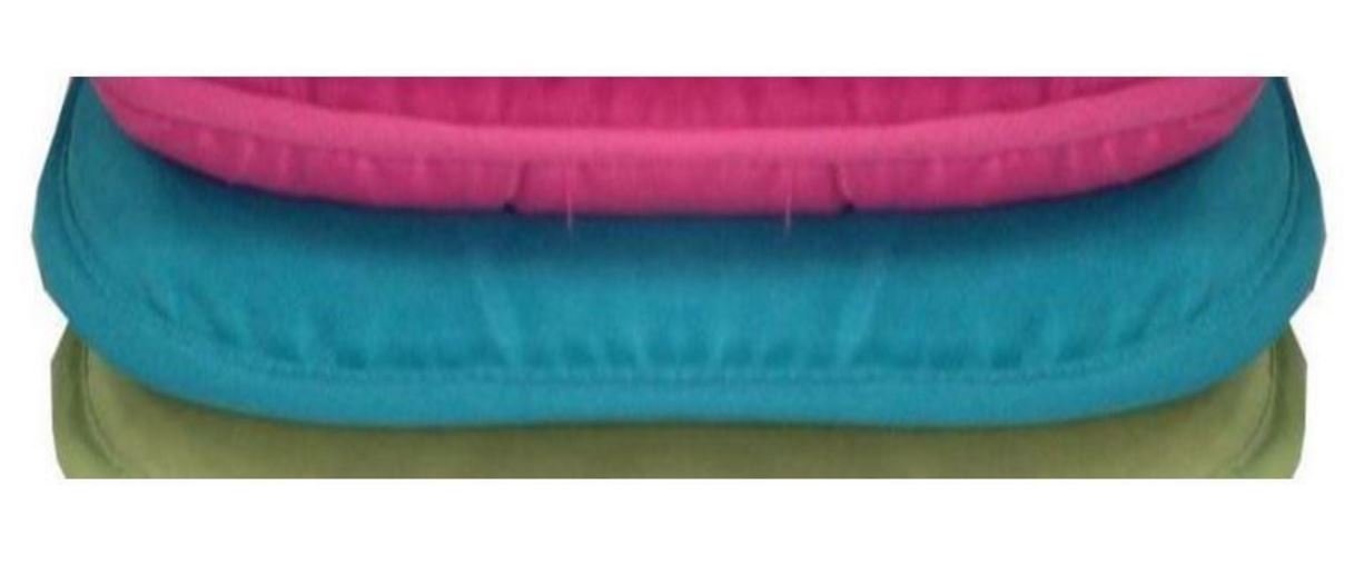 LB Luxury Garden, Dining Chair Foam Cushions Tie On Seat Pads in set of 2,4,6 or 8 (TEAL, PACK OF 4)