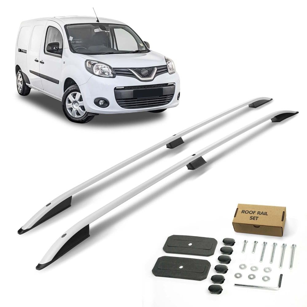 CHROMEMASTER | Relingi Dachowe Kompatybilne z Nissan NV250 L2 LONG 2019-2022; Zamontuj na Relingach Bagażnik Dachowy, Kosz Dachowy, Boks Dachowy lub Uchwyt Rowerowy | Konstrukcja z Aluminium
