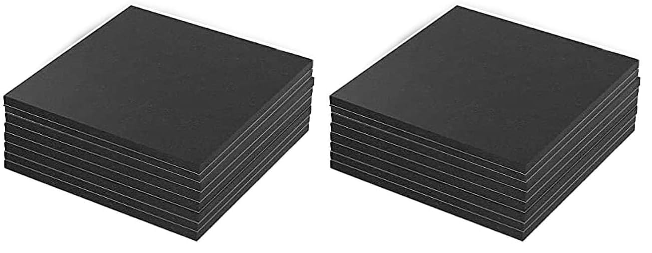 8 Pieces Black Neoprene Foam Anti Vibration Pads 6 in X 6 in X 1/8 in — Amazon image 7