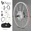 JAYGOVAN 24" Electric Bicycle Conversion Kit 36V 750W Ebike 170mm Front Hub Motor Wheel Kit E-Bike Conversion Kit Dual Mode Controller Twist Throttle/Thumb Hub Bicycle Conversion Motor Kit #5