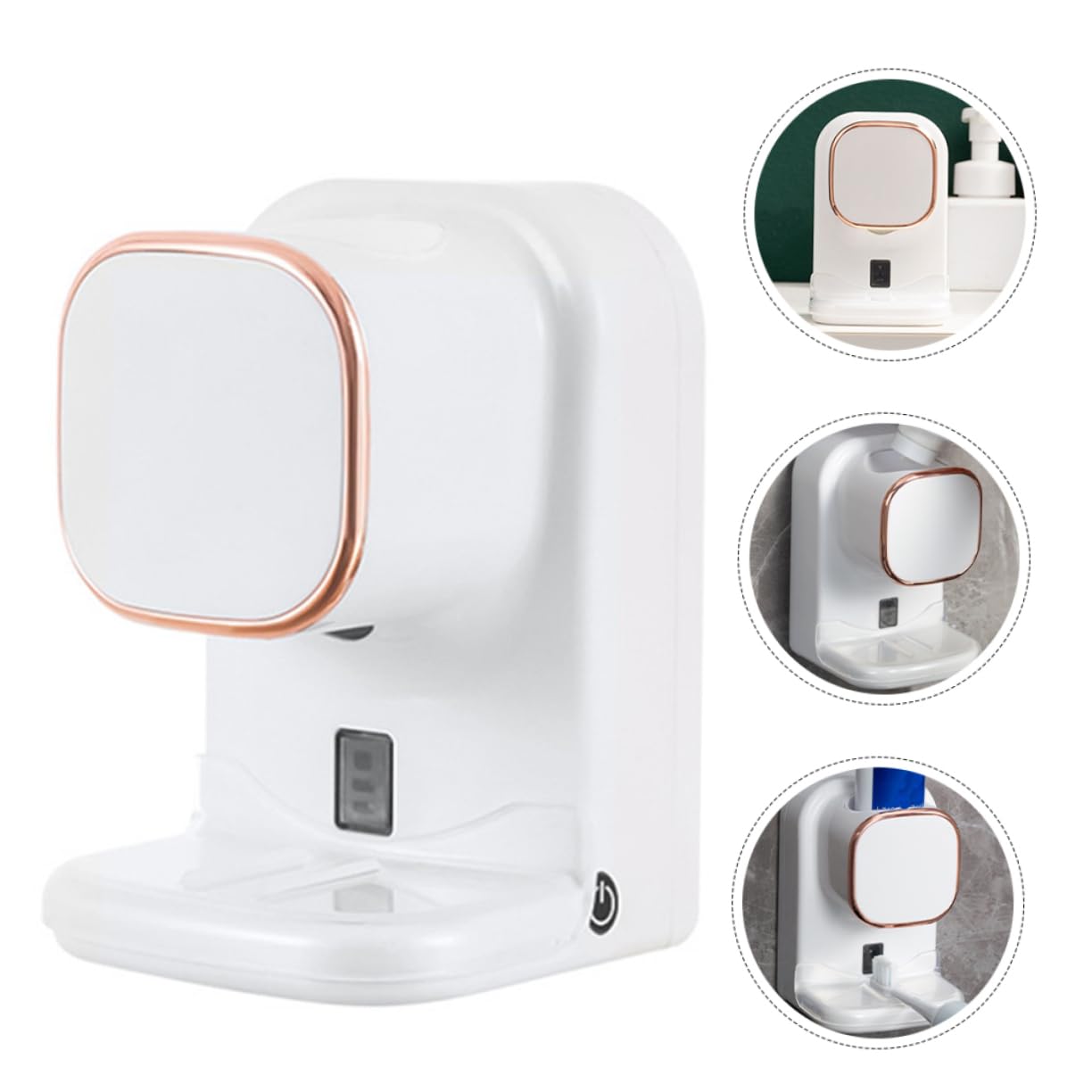 Gatuida Distributeur De Dentifrice Automatique Mural Squeezette Électrique Pour Salle De Bain Porte-dent Et Support Pratique Pour Tube De Installation Facile Sans Perçage Design Innovant
