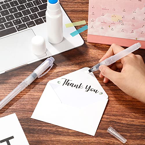 2 Pack Envelope Moistener And 4 Pack Pencil Style Moistener Stamp Envelope Moistener Mailing Letter Sealer Envelope Sealer For Office Classroom, Clear #TOP6