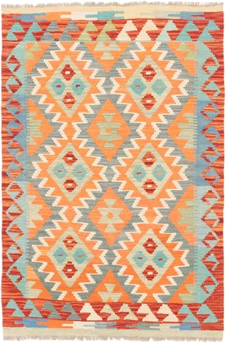 Nain Trading Kilim Afghan 87x128 Tissé à la Main Tapis d'Orient Tapis Laine