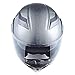 1Storm Motorcycle Modular Full Face Helmet Flip up Dual Visor Sun Shield: HB89 Carbon Fiber Black