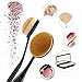 Duorime New 7pcs Black Oval Toothbrush Makeup Brush Set Cream Contour Powder Concealer Foundation Eyeliner Cosmetics Tool …