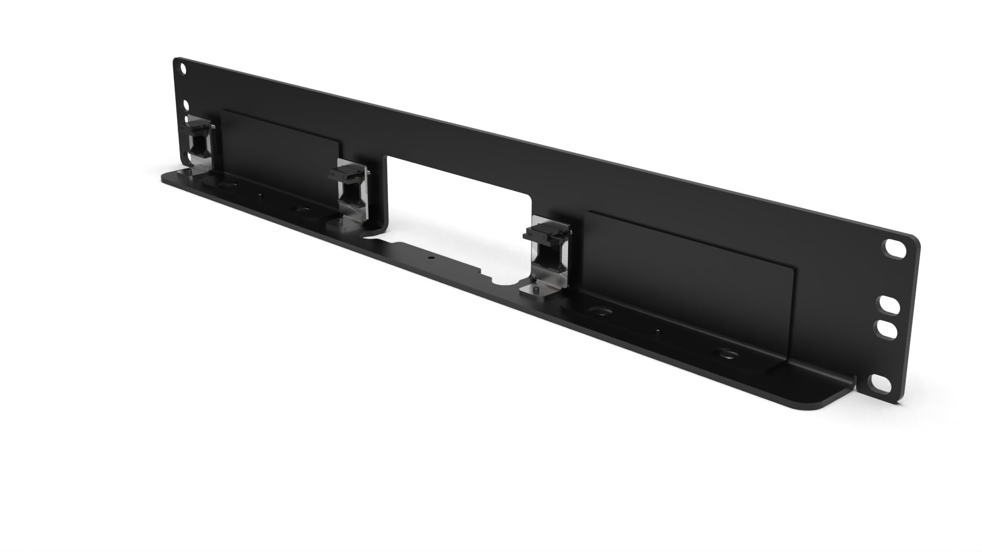 Intel NUC - Soporte para rack (19 pulgadas, 1,5 U, incluye 2 fundas en blanco