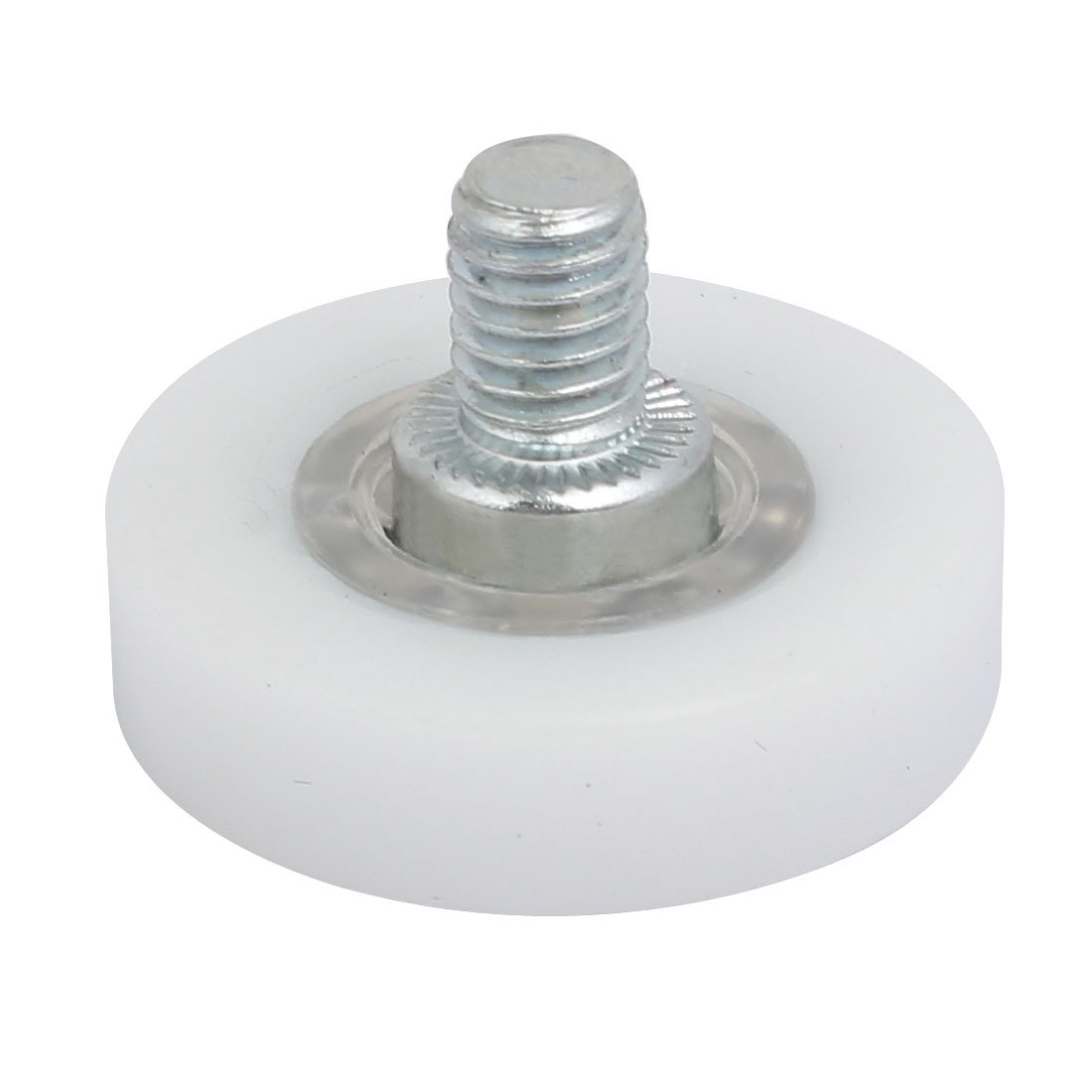 Aexit DR26C2L8 M6x8mm Material handling Thread 26mm Dia F Type Idler Bearing Pulley Model:25as140qo266