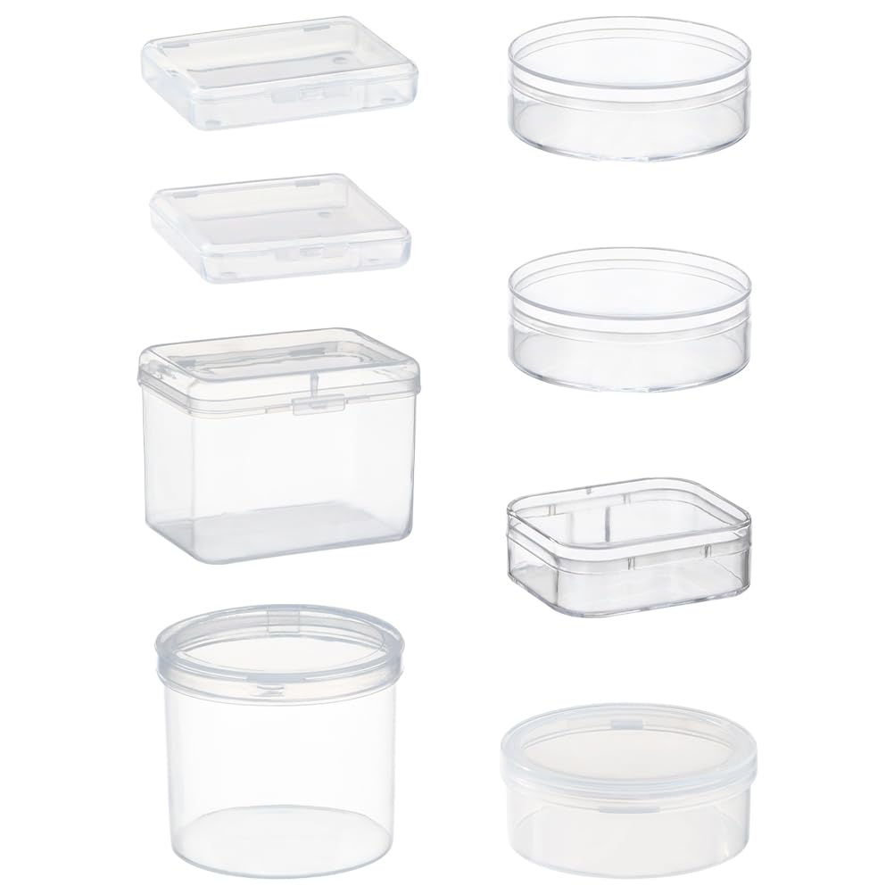 8Pcs Makeup Sponge Holder - Convenient Storage Case