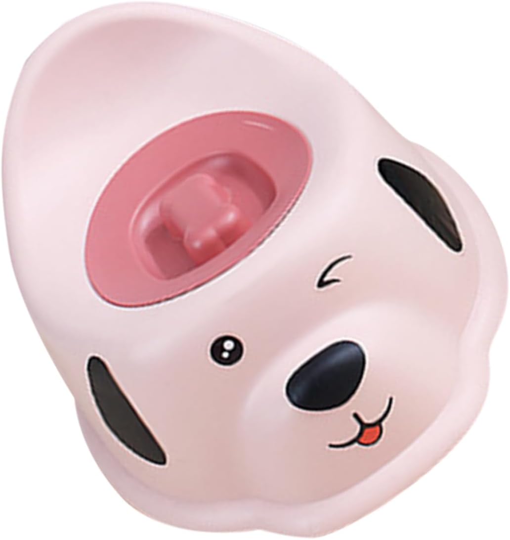 SUPVOX Dog Pattern Potty Training Seat Boy Girl Potty Stool Portable Boys and Girls Toilet Brush and Holder