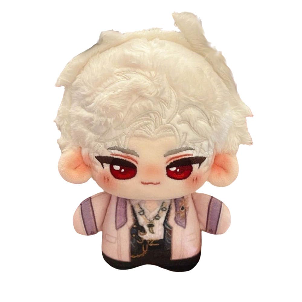 JUSONGKWCP Love Deepspace Sylus Plush Anime Figure Sylus Doll Party Decorations 12 Cm Soft Pillow Love Deepspace Cushion (Purple)