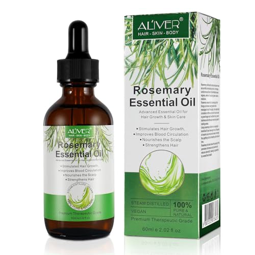 Rosemary Oil for Hair Growth Rosemary Oil for Hair Loss Damaged Hair Stimulates Hair Growth, Nurshes Dry Scalp - Image 2