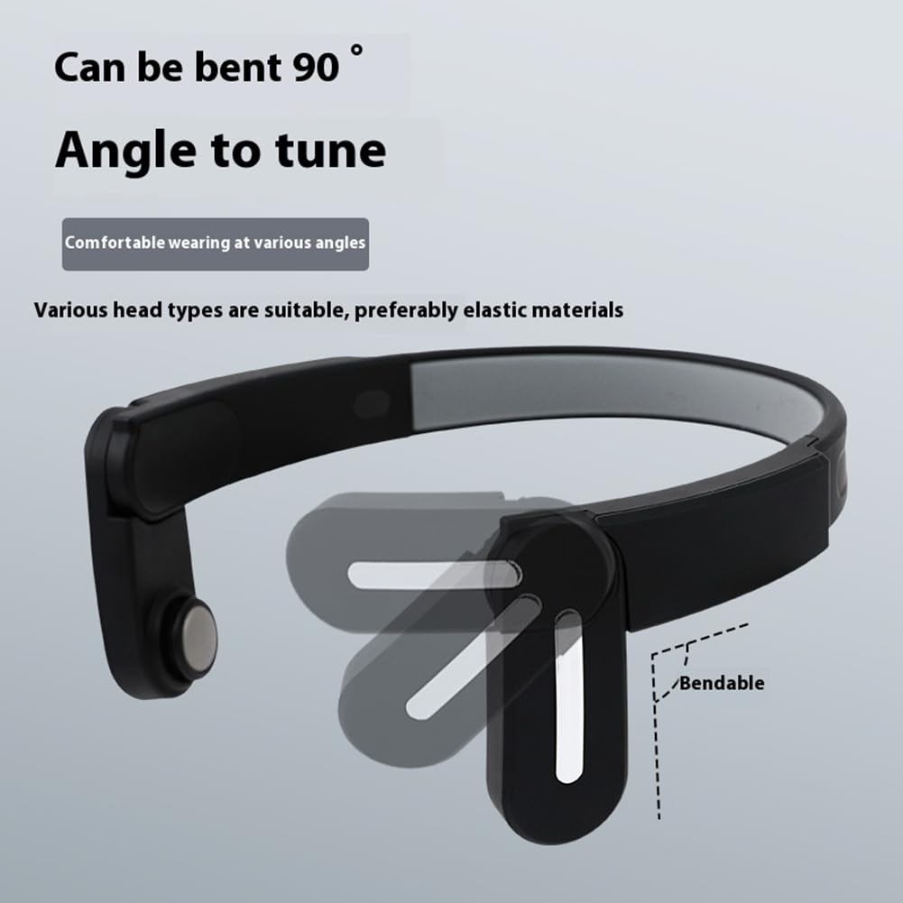Massaggiatore per il Sonno A Impulsi EMS A Bassa Frequenza con Bluetooth, Terapia Termica per il Dolore A Testa e Collo, per il Sollievo Dall'Insonnia.