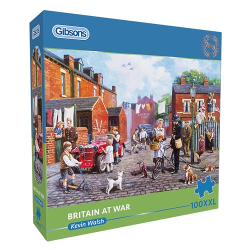 Gibsons Britain at War 100XXL Piece Jigsaw Puzzle | Nostalgi