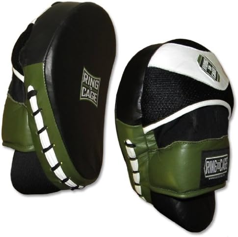 Deluxe Curved Punch Mitts - Professional Mitts for Boxing, Muay Thai, MMA, Kickboxing, Martial Arts